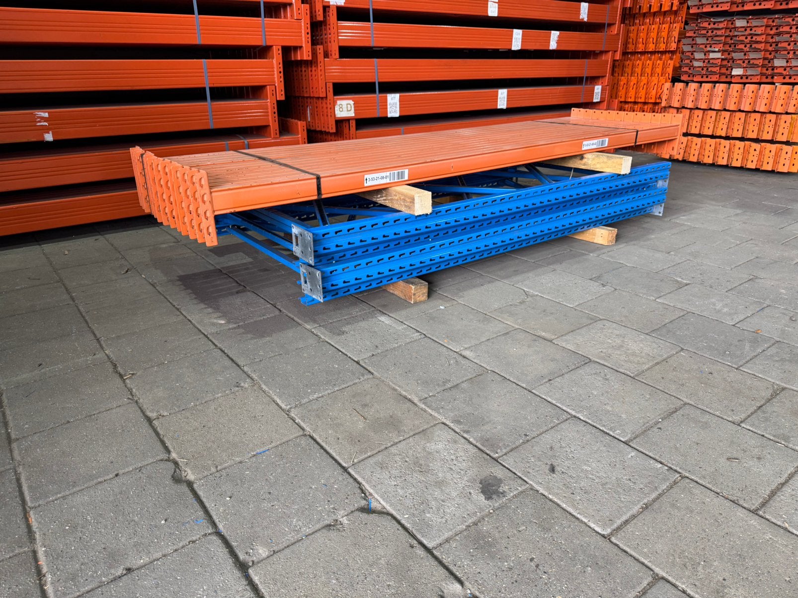 8,5m Stow NP palletstelling magazijnstelling 220x280x110cm, Ophalen, Gebruikt, 250 mm of meer