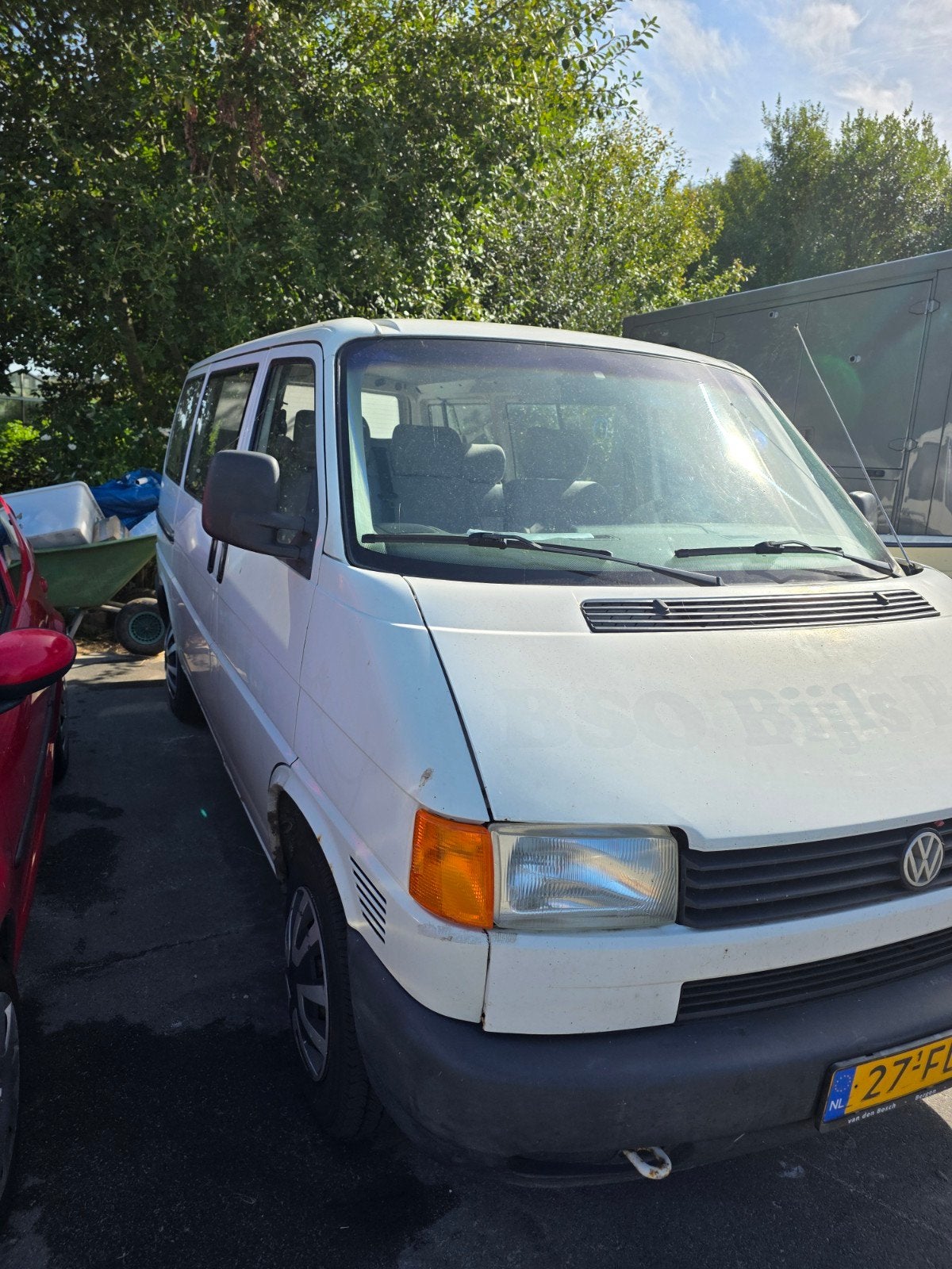volkswagen Transporter 9 persoons, Auto's, Volkswagen, Wit, Diesel, Particulier