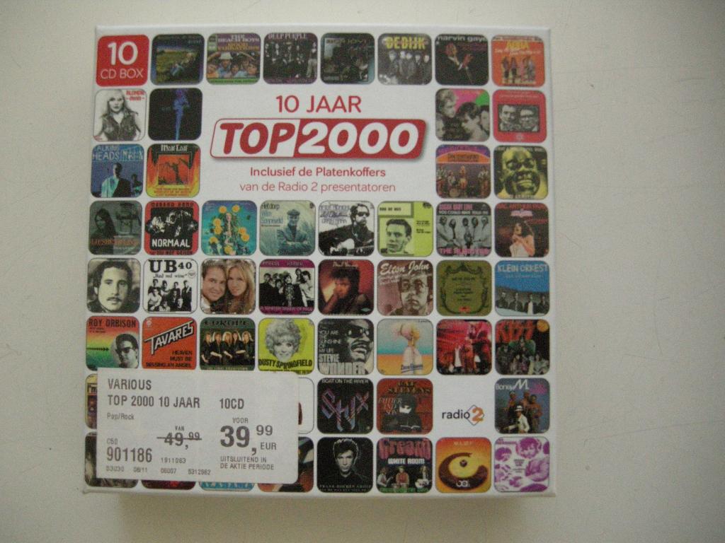 Top 2000 10 Jaar - 10CD nieuwst., Ophalen, Zo goed als nieuw