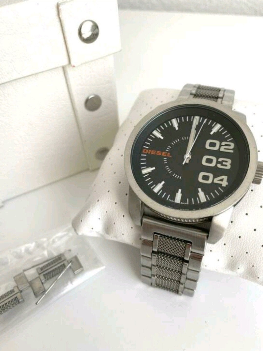 Diesel DZ1370 Horloge, Ophalen of Verzenden, Zo goed als nieuw, Zwart, Jongen of Meisje