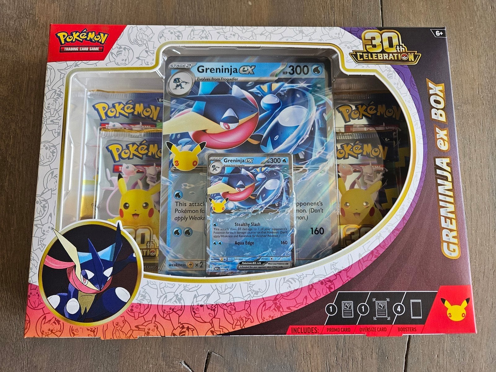 30th celebrating Pokemon Greninja EX Box, Ophalen, Nieuw