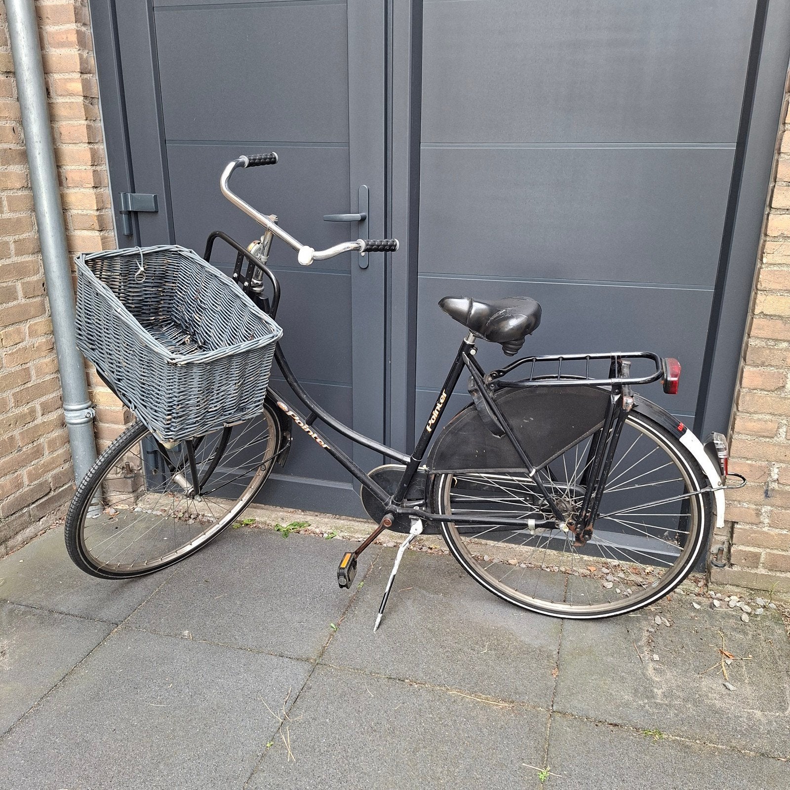 Omafiets - Gebruikt maar werkt nog prima, Fietsen en Brommers, Fietsen | Dames | Omafietsen, Ophalen, Terugtraprem, Handrem, 53 tot 56 cm