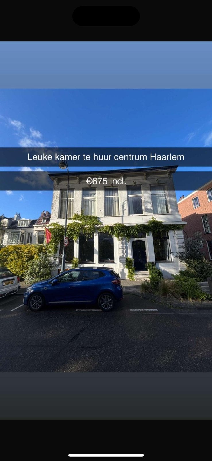 Kamer te huur in Haarlem, Eén persoon, 3 overnachtingen of meer
