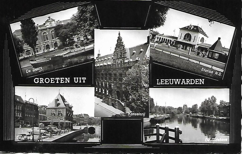 Leeuwarden- -5-luik., Verzenden, 1960 tot 1980, Gelopen, Friesland