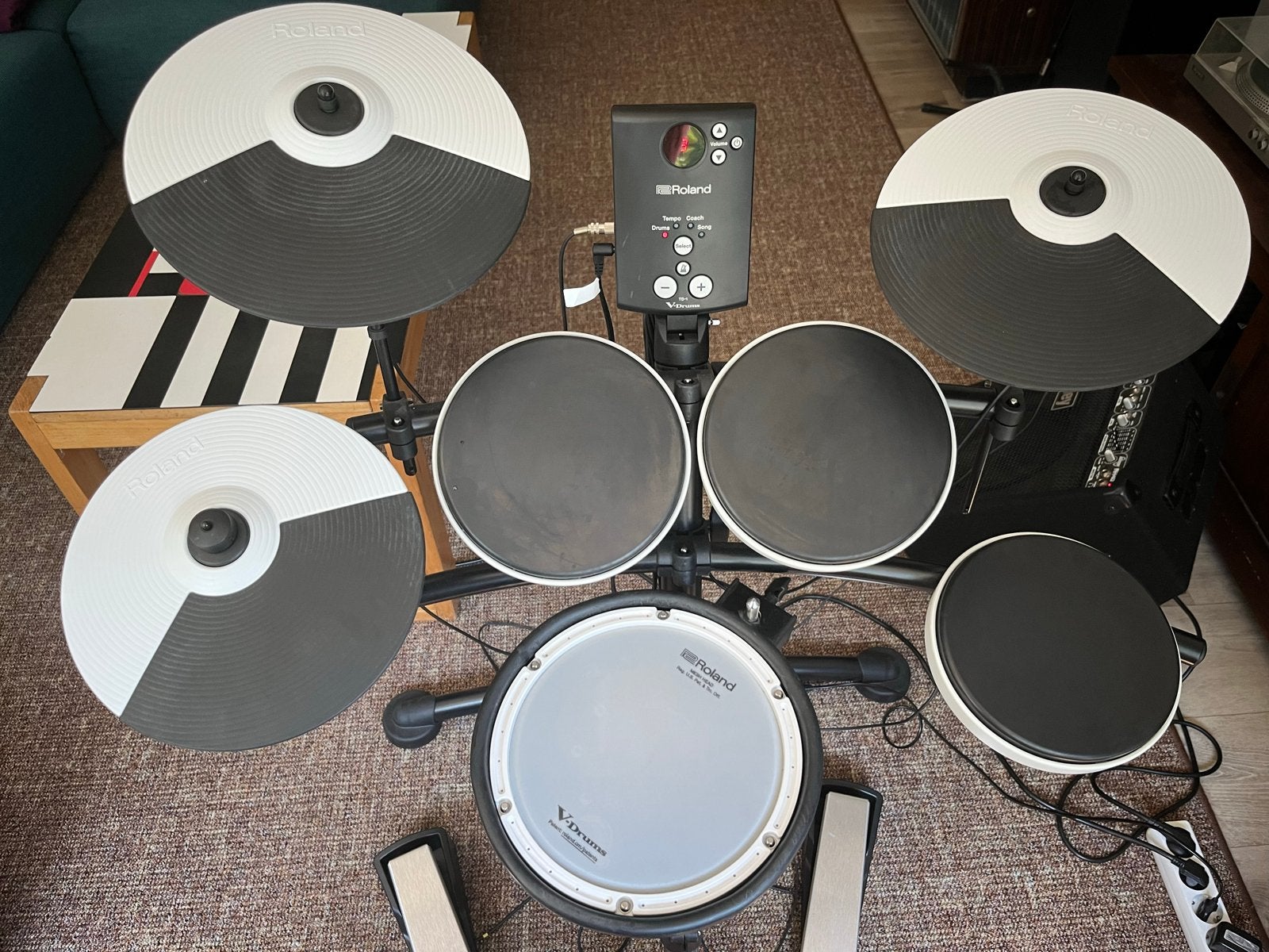 Roland TD-1KV-Drums Elektronisch Drumstel, Muziek en Instrumenten, Ophalen, Zo goed als nieuw, Roland, Elektronisch