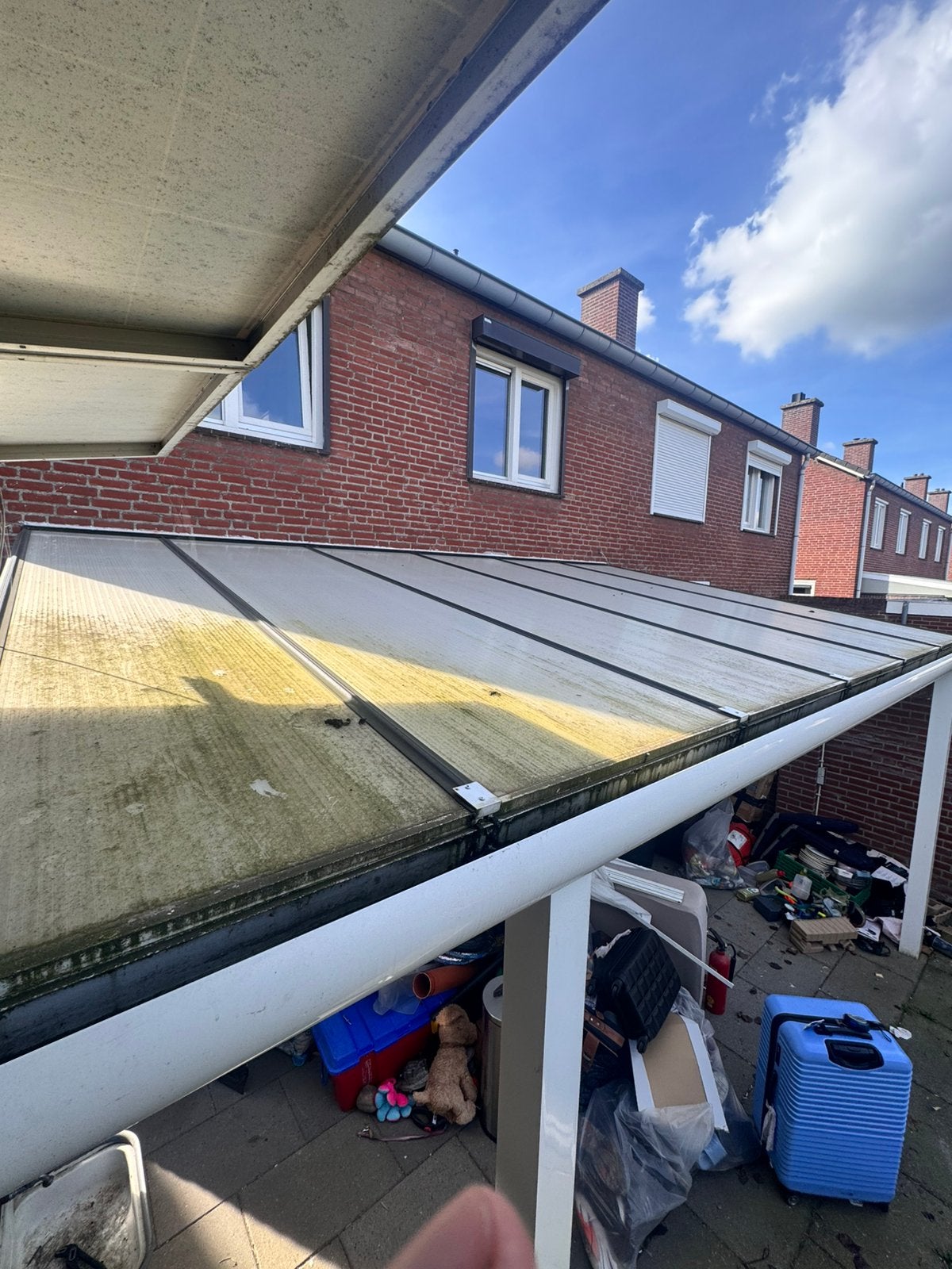 Terrasoverkapping, Ophalen, Gebruikt