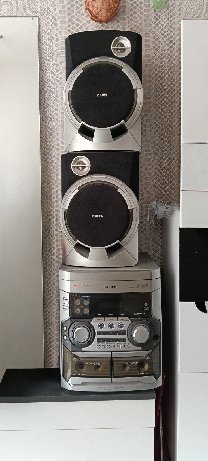 Philips Stereo Set met 2 Speakers, Ophalen