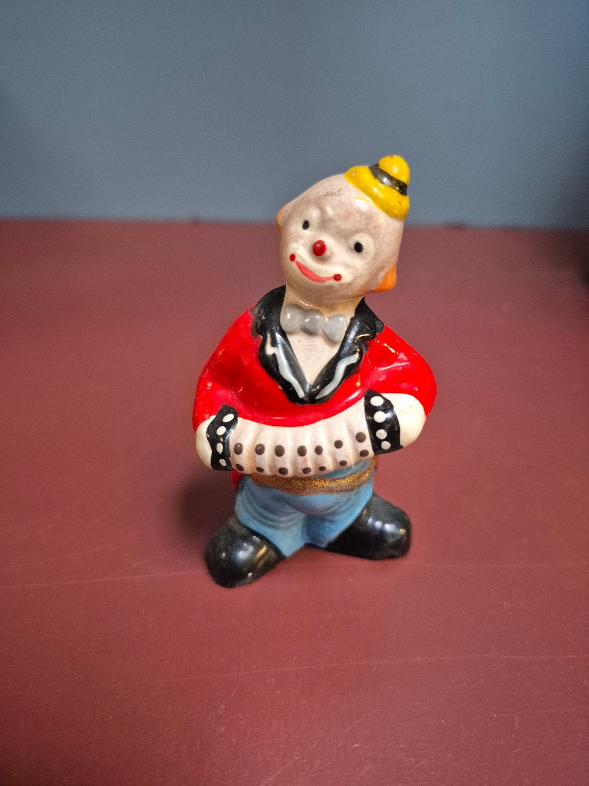 Clowntje met accordeon, Verzamelen, Beelden en Beeldjes, Ophalen of Verzenden