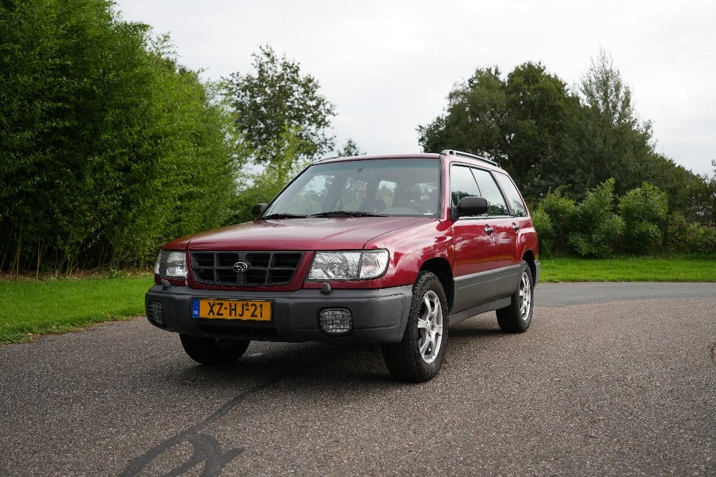 Subaru Forester SF 1999 Rood LPG, Auto's, 1994 cc, Stof, 4 cilinders, Origineel Nederlands