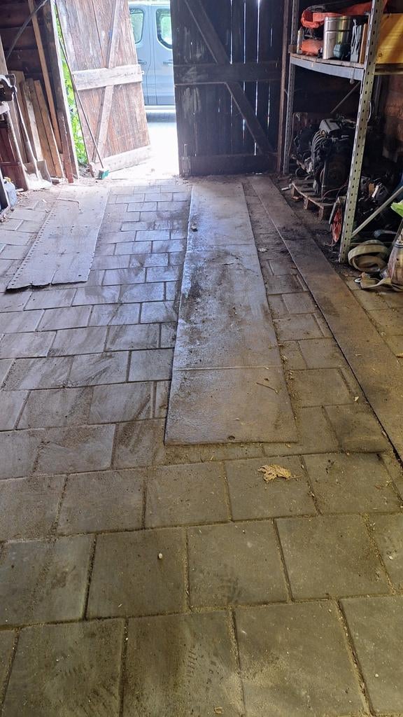 Stalen rijplaten 2.60m - 5.00m, Ophalen, Gebruikt, Overige materialen, Minder dan 20 mm