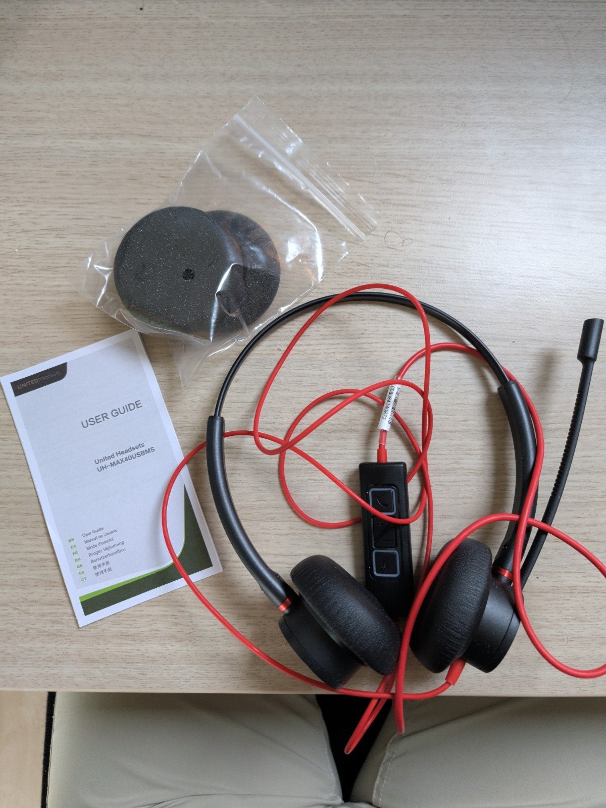 United Headsets UH-MAX40USBMS Headset met Microfoon, Overige merken, Nieuw, Ophalen of Verzenden, Over-ear