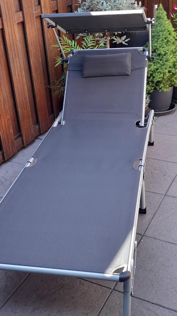 Nieuw verstelbaar ligbed., Ophalen of Verzenden, Nieuw, Aluminium, Verstelbaar