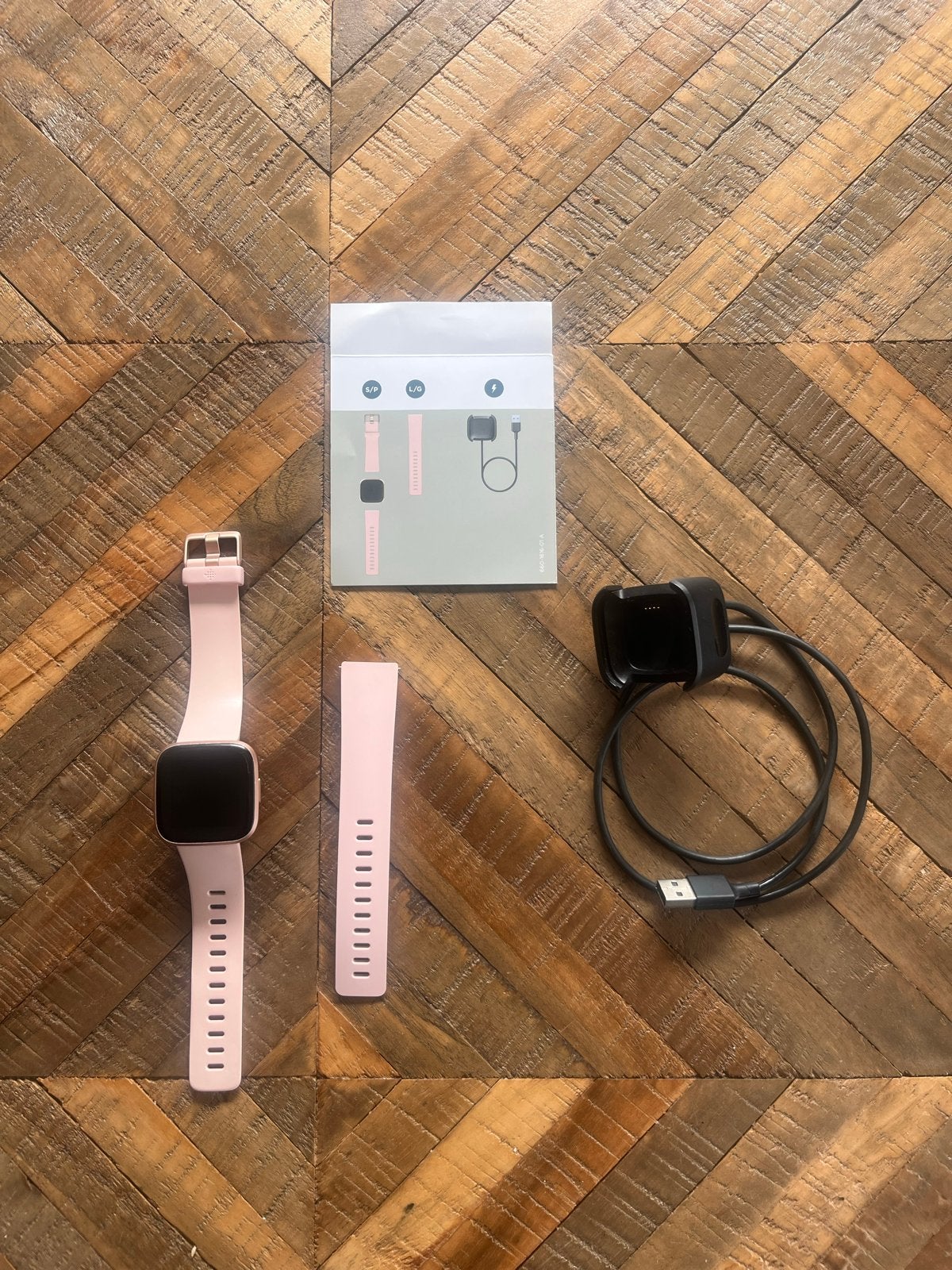 Fitbit Versa 2 compleet met extra bandje, Ophalen, Waterdicht, Afstand, Gebruikt