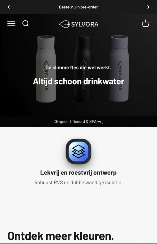 Webshop te koop | Slimme drinkfles brand, Vacatures