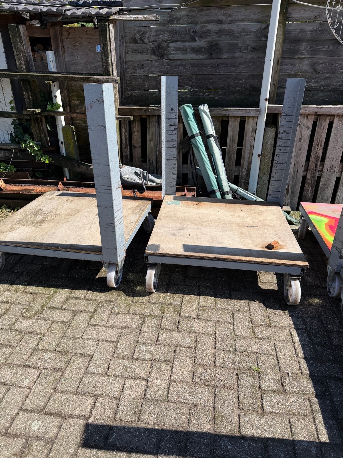 Transportkarren te koop, Doe-het-zelf en Verbouw, Transportwagens, 100 liter of meer, Ophalen, Gebruikt, Transportkar
