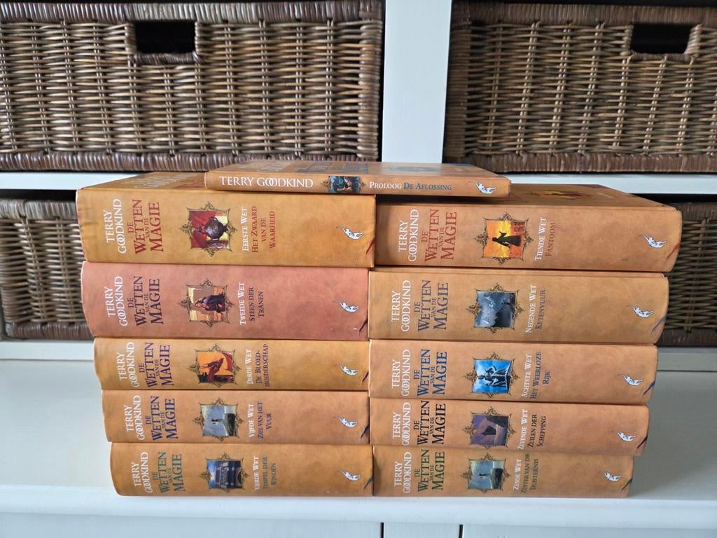 Terry Goodkind - De wetten van de magie (11 stuks), Boeken, Ophalen of Verzenden, Gelezen