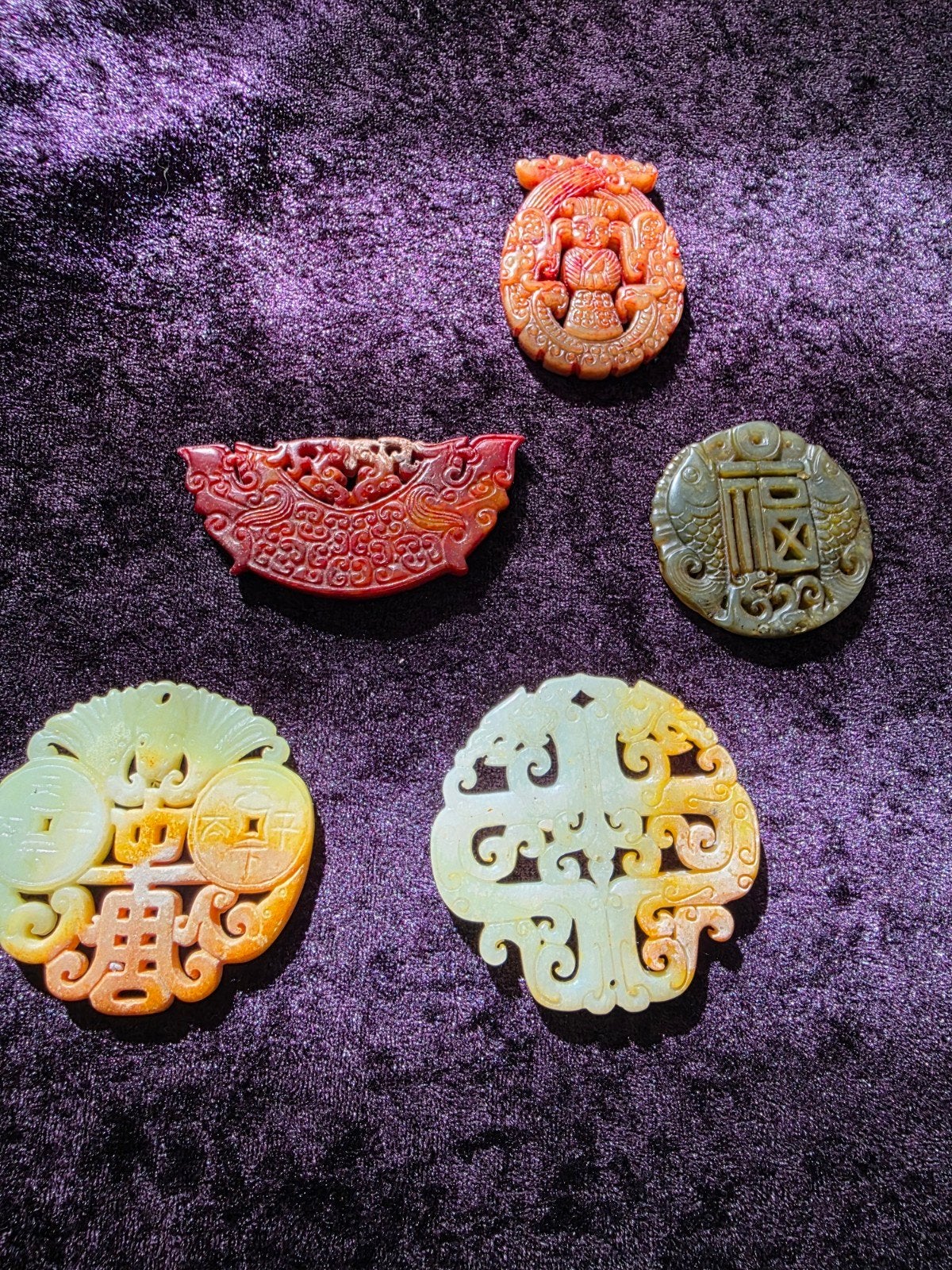 lot van 5 Chinese hangers, Ophalen of Verzenden
