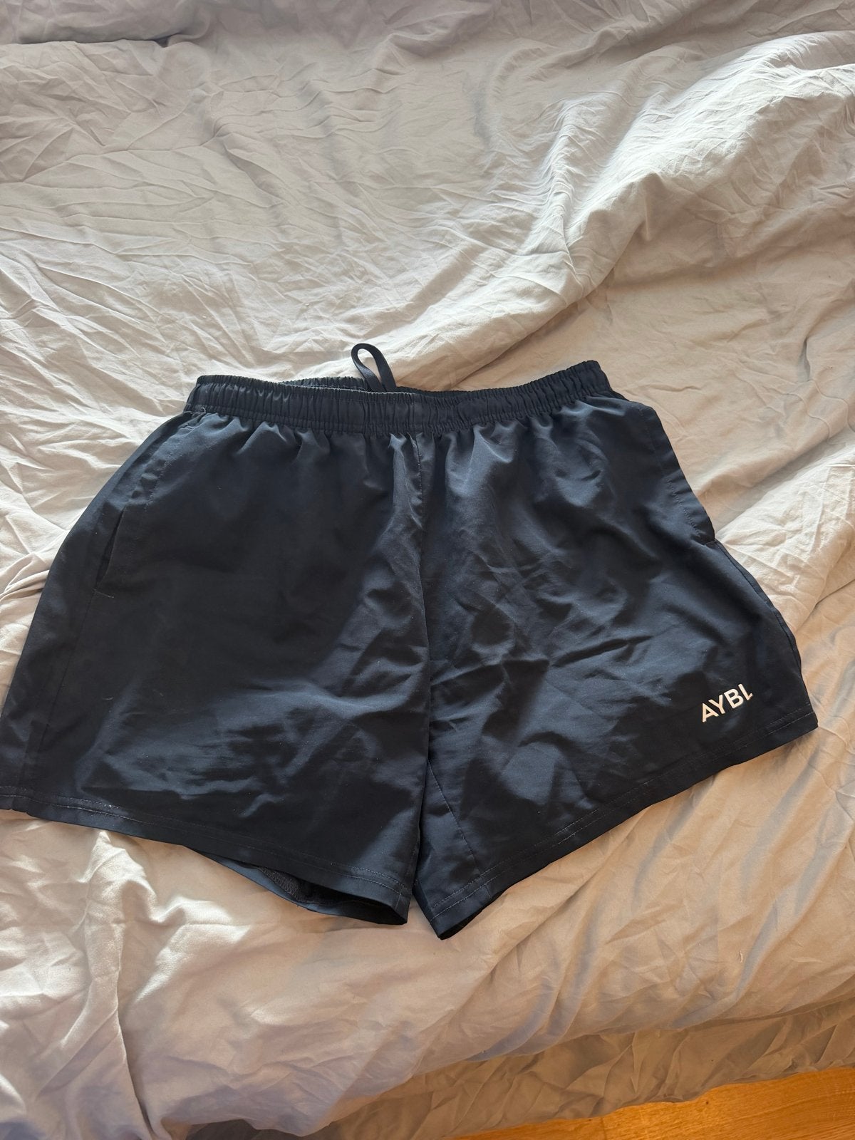 AYBL sportshort - Donkerblauw, Maat 38/40 (M), Blauw, Ophalen of Verzenden, Fitness of Aerobics