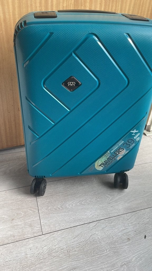 Traveler's Choice Handbagage Koffer - 39L - Petrol of Zwart, 50 tot 60 cm, Hard kunststof, Nieuw, Ophalen of Verzenden