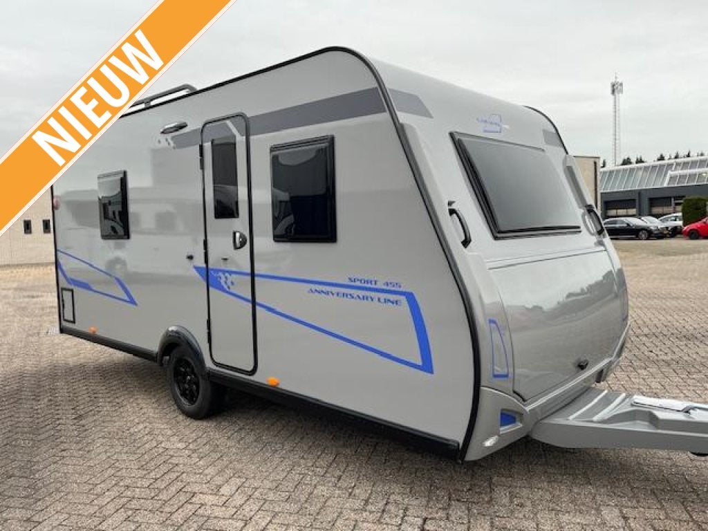 Caravelair Sport Line 455 Anniversary Line Nieuw model 2025, Caravans en Kamperen, Overige typen, Rondzit, Bedrijf, 4 tot 5 meter