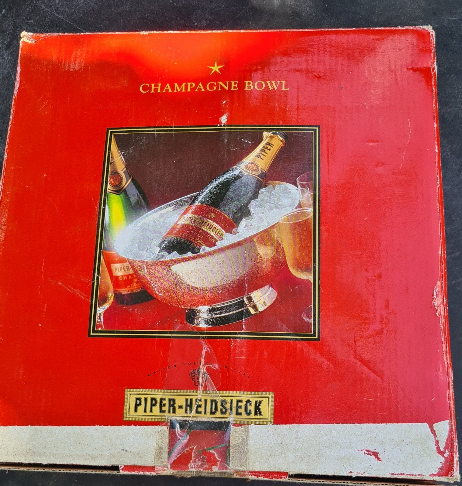 Piper-Heidsieck Champagne Bowl - Nieuw in doos, Ophalen of Verzenden