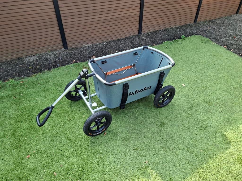 Kyboka bolderwagen, Ophalen, Zo goed als nieuw