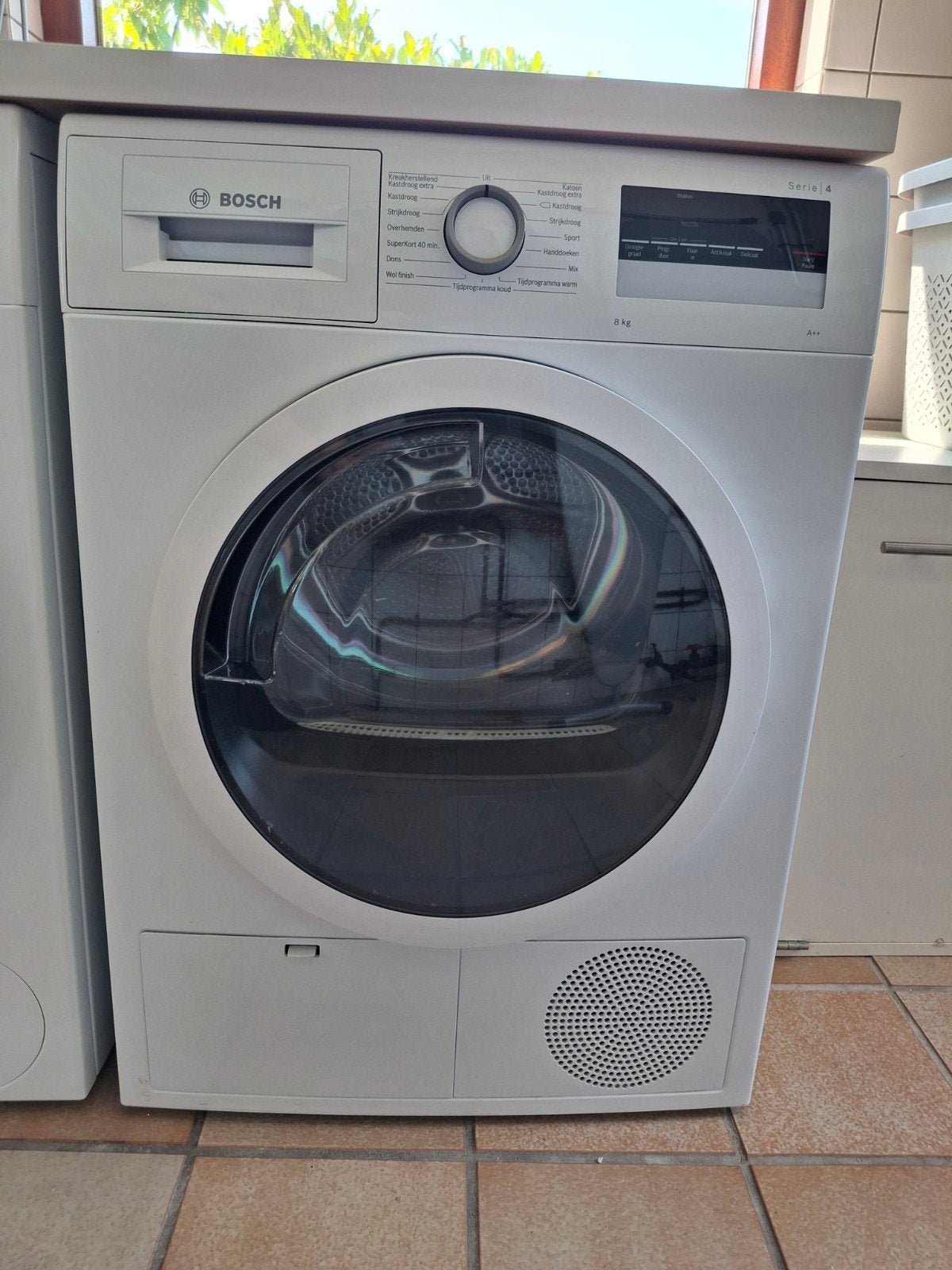 Bosch Serie 4 WTH85V70NL Warmtepompdroger A++ 8kg, Ophalen, 8 tot 10 kg, Zo goed als nieuw, 85 tot 90 cm
