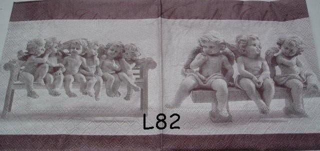 OPRUIMING servetten decoupage * engelen L82, Verzenden, Nieuw