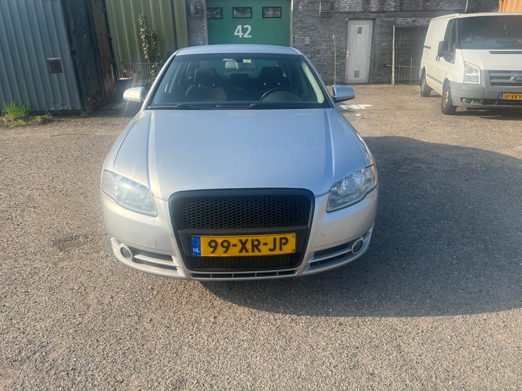 Audi A4 2.0 TDI 103KW AUT 2007 Grijs, Auto's, 4 cilinders, Origineel Nederlands, Bedrijf, Diesel