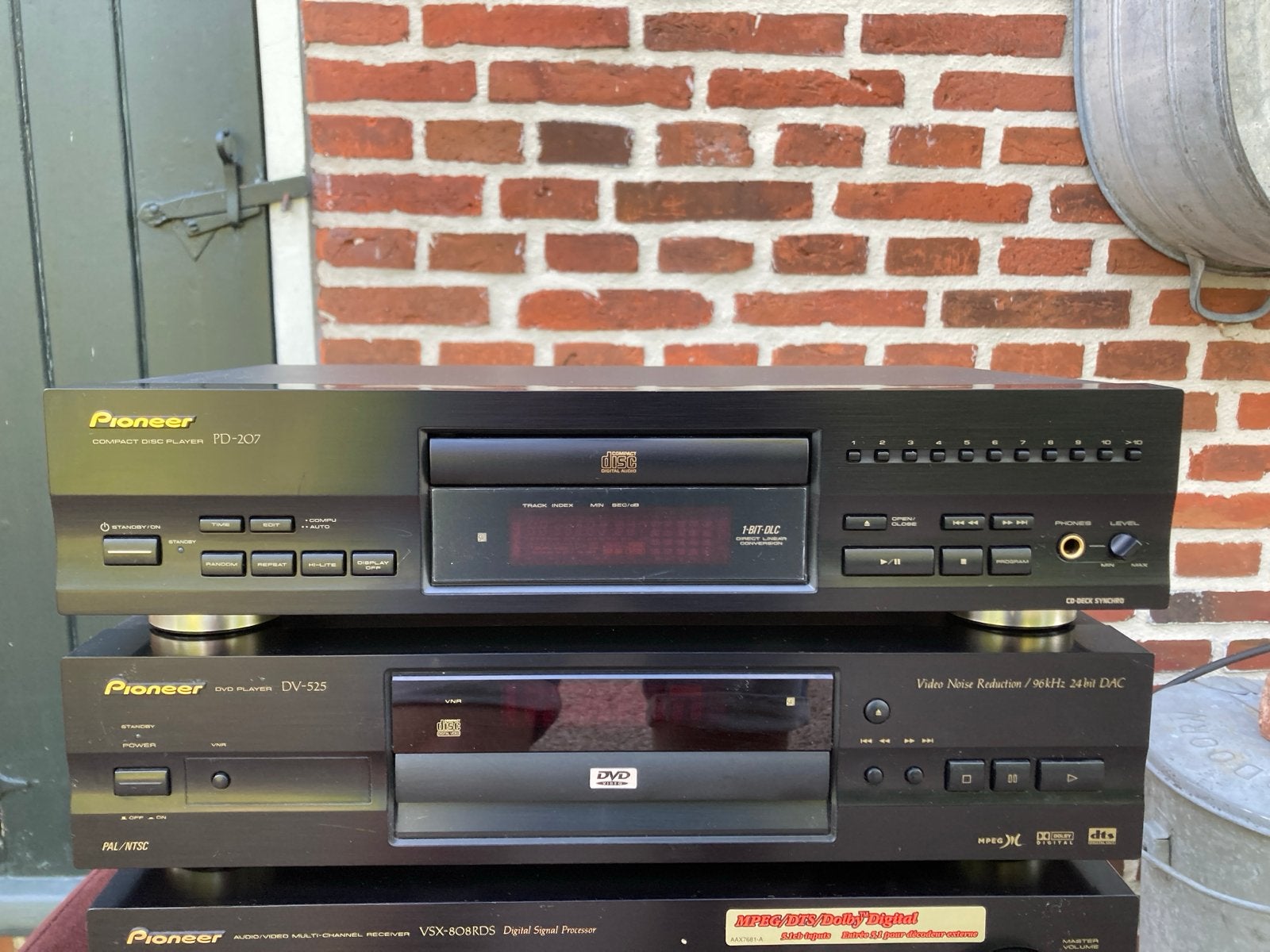 Pioneer PD-207 CD-speler en DV-525 DVD-speler, Ophalen, Gebruikt, Pioneer