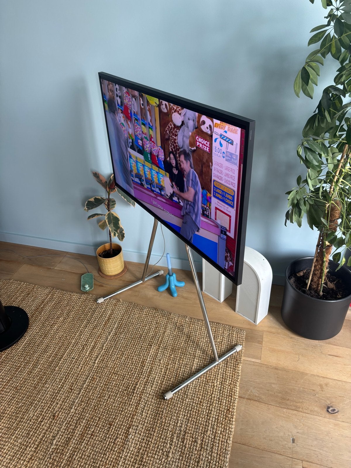 Samsung Frame 43” with Pedestal Stand, Audio, Tv en Foto, Televisies, Ophalen, LED, 50 Hz, Zo goed als nieuw