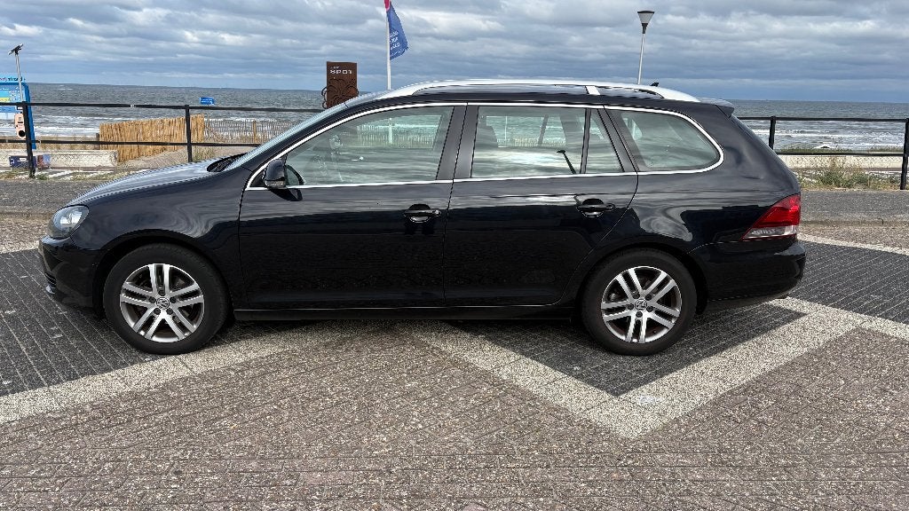 Volkswagen Golf 1.2 TSI 77KW Variant 2010 Zwart, Auto's, Voorwielaandrijving, Stof, 680 kg, 4 cilinders