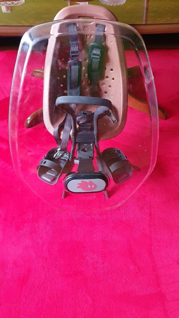 Thule Yepp Mini fietsstoeltje + Scherm, Ophalen, Gebruikt, Overige typen, Gordel(s)