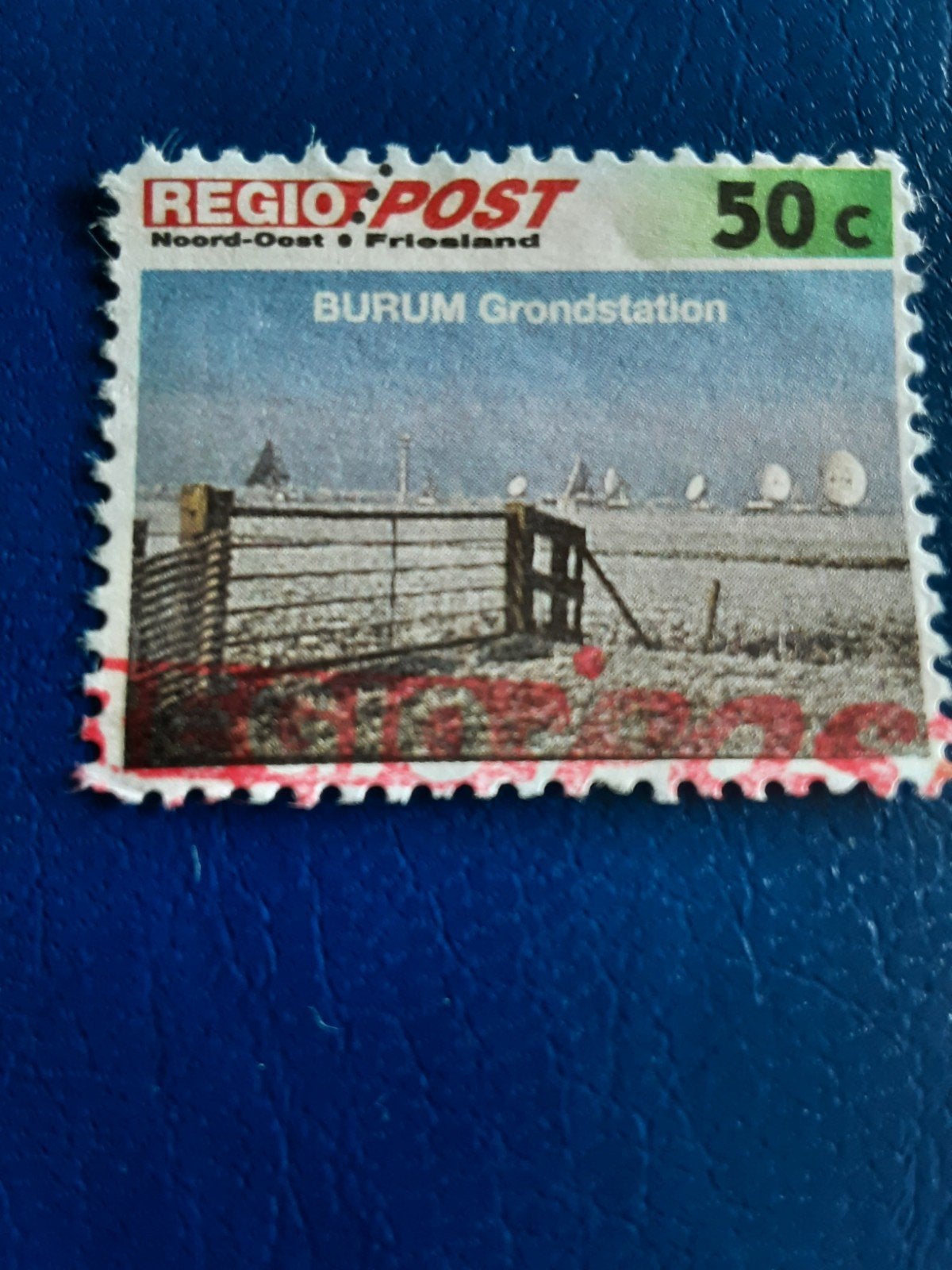 Regiopost. Burum. Grondstation 50ct ( gest), Postzegels en Munten, Ophalen of Verzenden
