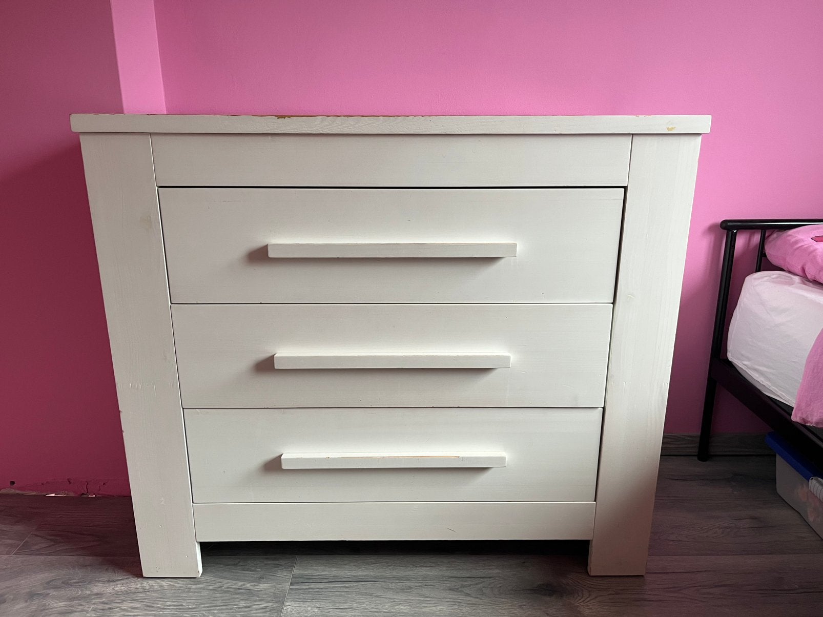 Gratis Bopita commode met gebruikerssporen, Gebruikt, 50 tot 70 cm, Ophalen of Verzenden, 100 cm of meer