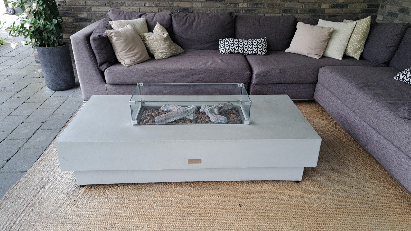 Happy Cocooning Vuurtafel Odin Grijs, Ophalen, Nieuw