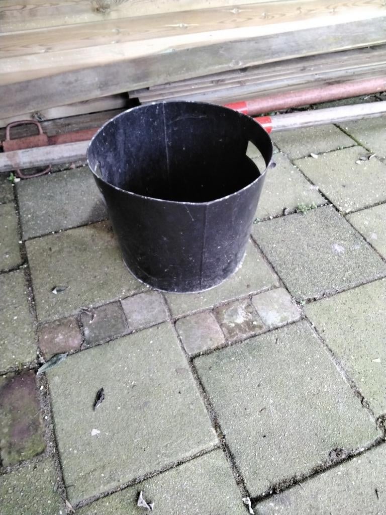 Houtbak - Stevige metalen bak voor haardhout, Ophalen, Gebruikt