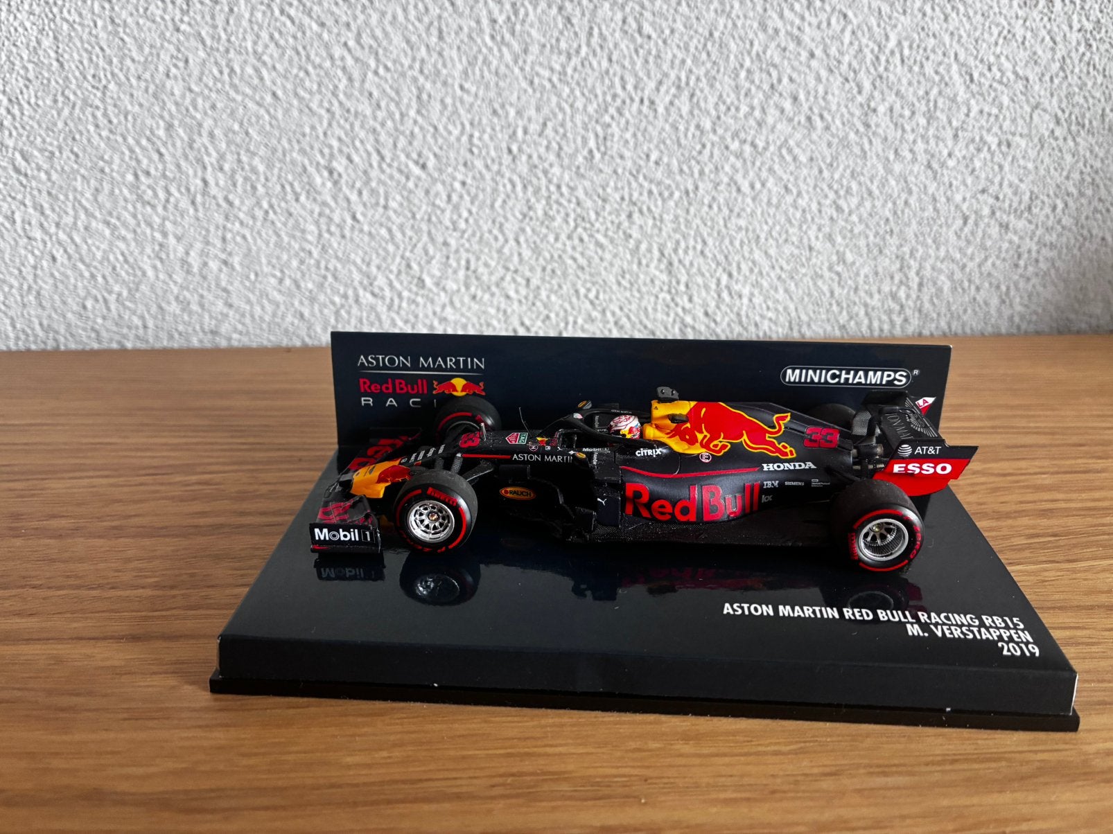 Minichamps Red Bull Racing RB15 Max Verstappen 2019, Ophalen of Verzenden, Zo goed als nieuw, Auto, MiniChamps