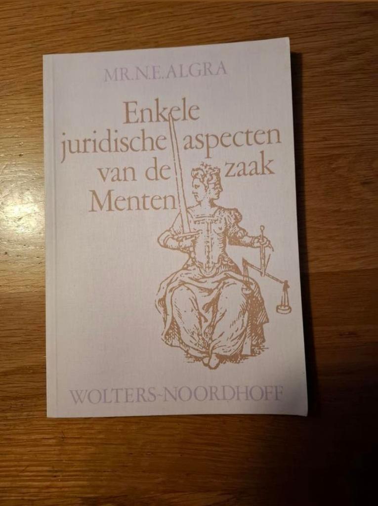 Juridische aspecten strafzaak Menten - N.E. Algra (1978), Boeken, Ophalen of Verzenden
