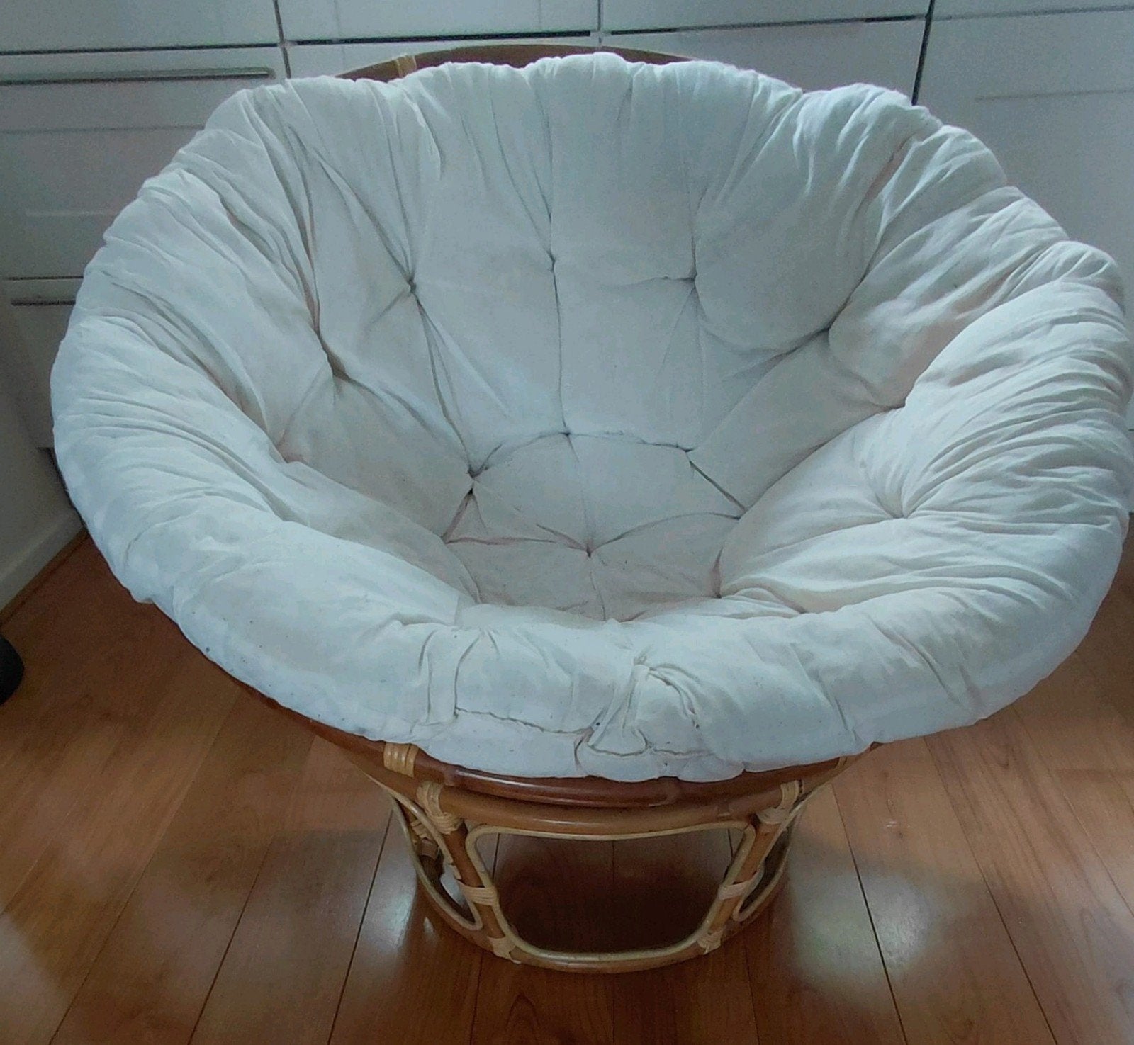 Loungestoel Papasan 100x80 cm, Ophalen, Gebruikt, Eén