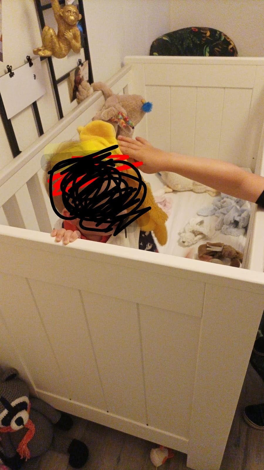 Ledikant 60x120 cm - Nog in goede staat, Kinderen en Baby's, Kinderkamer | Bedden, Ophalen