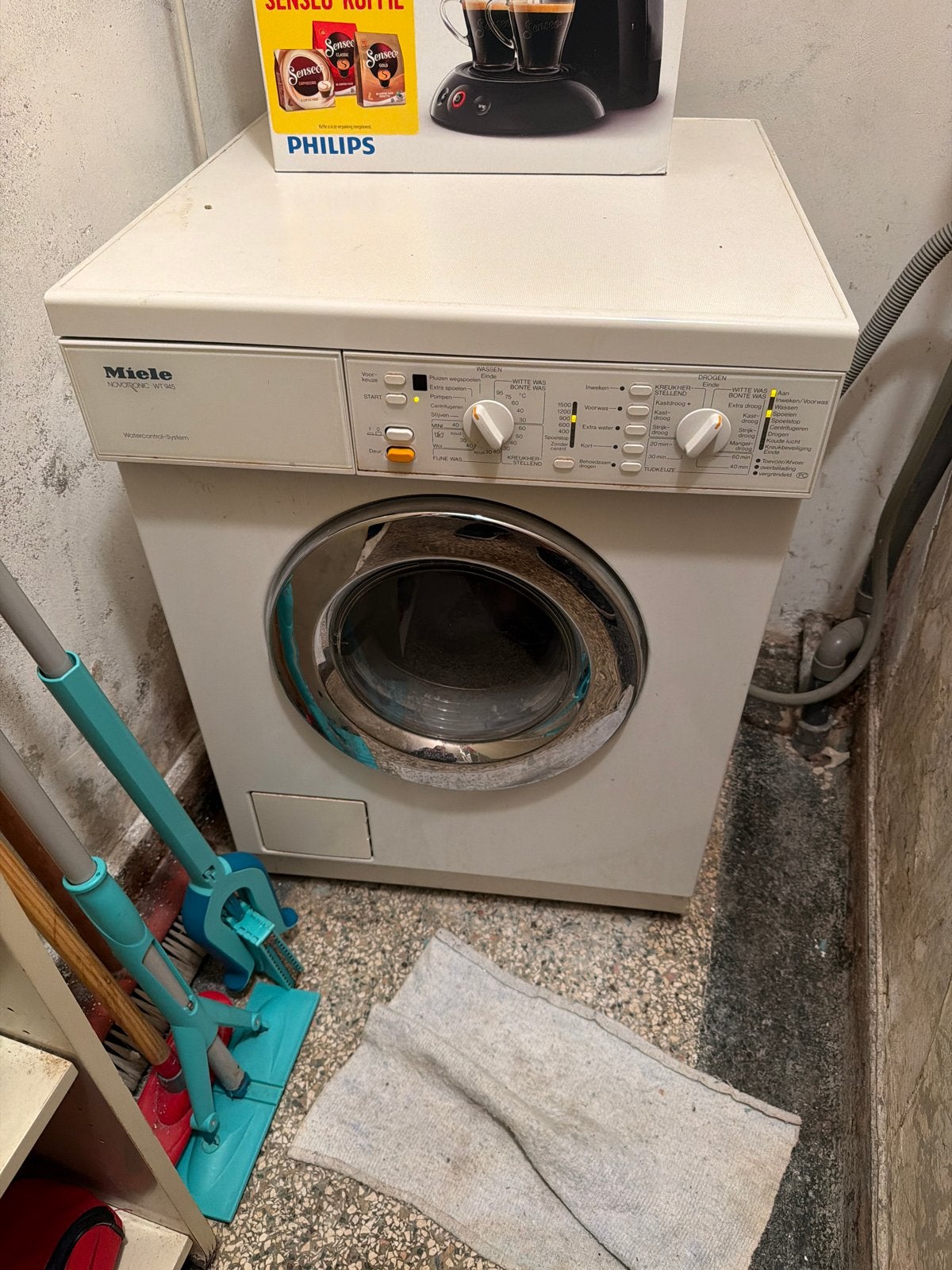 Miele W949 Wasmachine - Voorlader, Witgoed en Apparatuur, Gebruikt, ., Ophalen of Verzenden, Voorlader