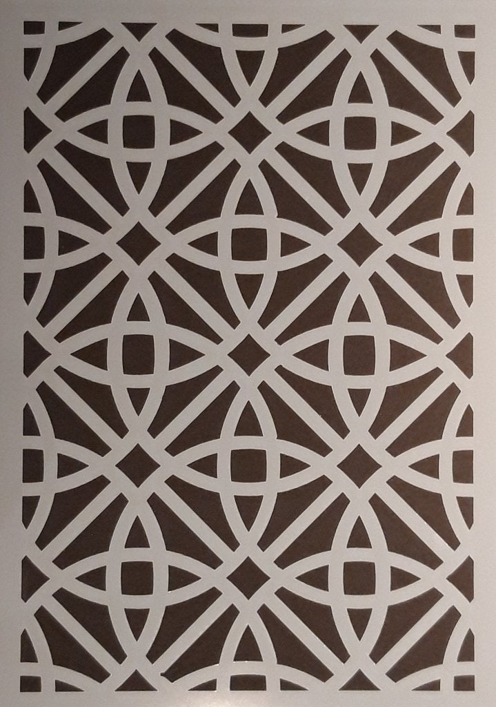 Deco stencil A5 nr 03 cirkel bloem scrapbooking NIEUW, Overige typen, Nieuw, Ophalen of Verzenden, Overige thema's
