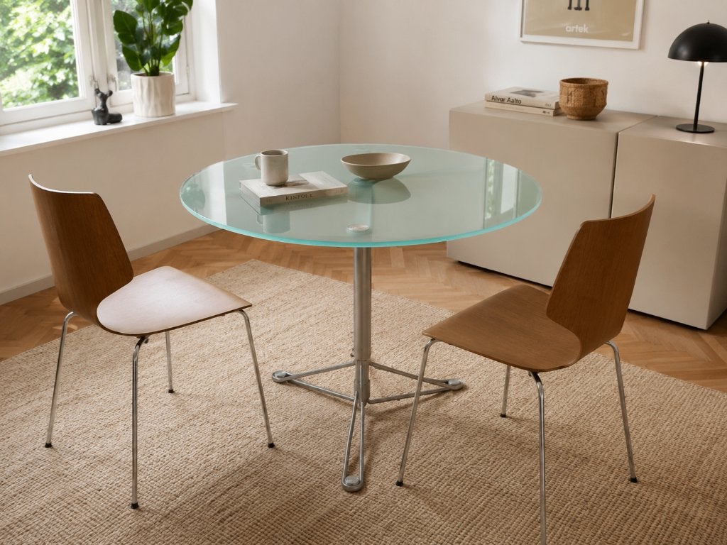 Loom Ross Lovegrove design tafeltje 75 cm doorsnede, Huis en Inrichting, Ophalen, 50 tot 100 cm, Rond, 50 tot 100 cm