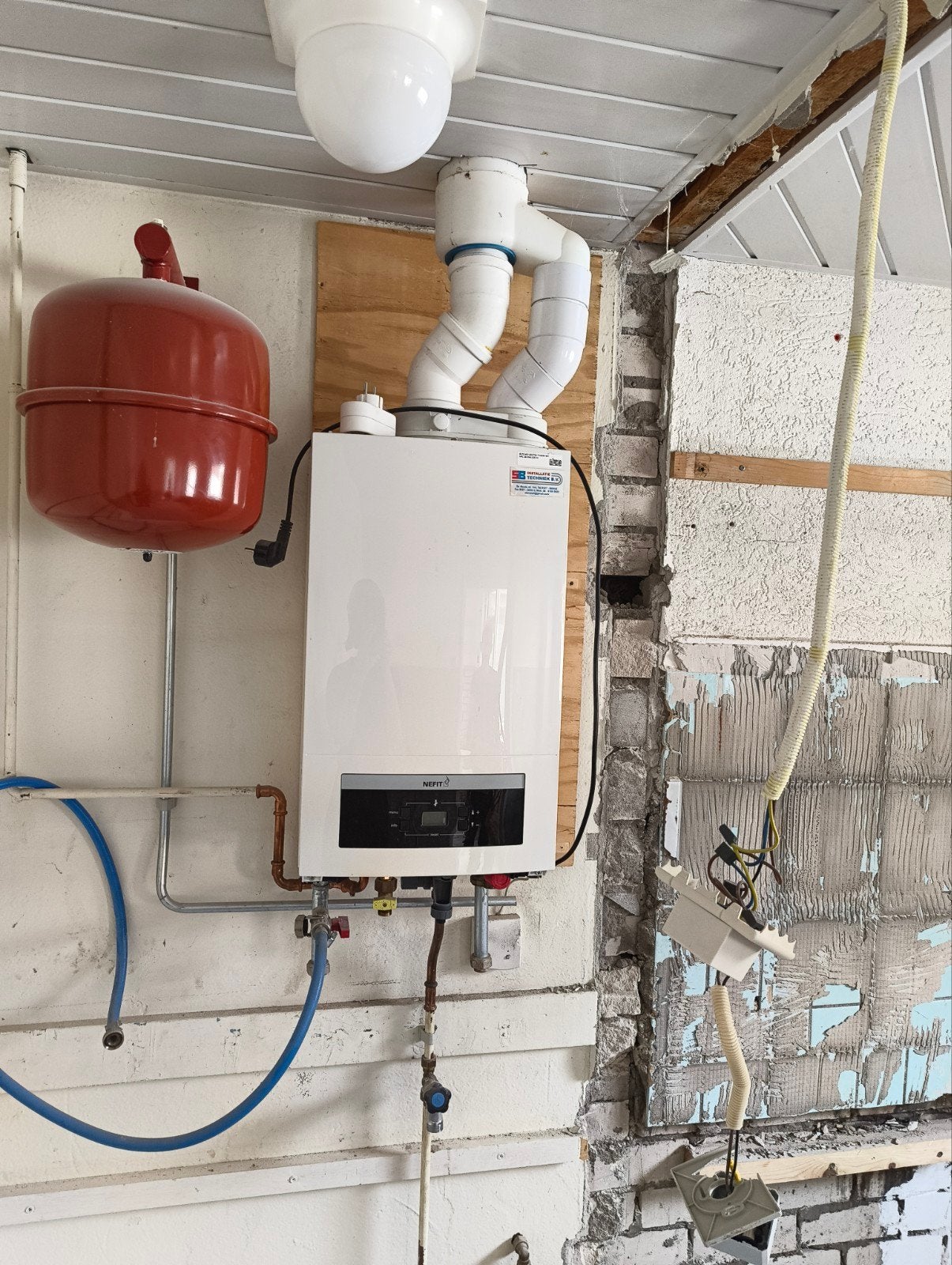 Nefit CV ketel, Ophalen, Gebruikt, Aardgas, Geiser