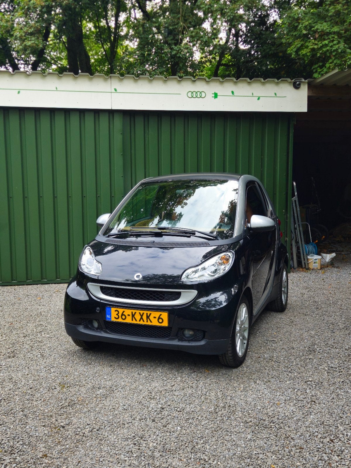 Smart ForTwo 1.0 52KW Coupe MHD AUT 2010 ZWART, Auto's, Smart, Automaat, Achterwielaandrijving, 18 €/maand, Origineel Nederlands