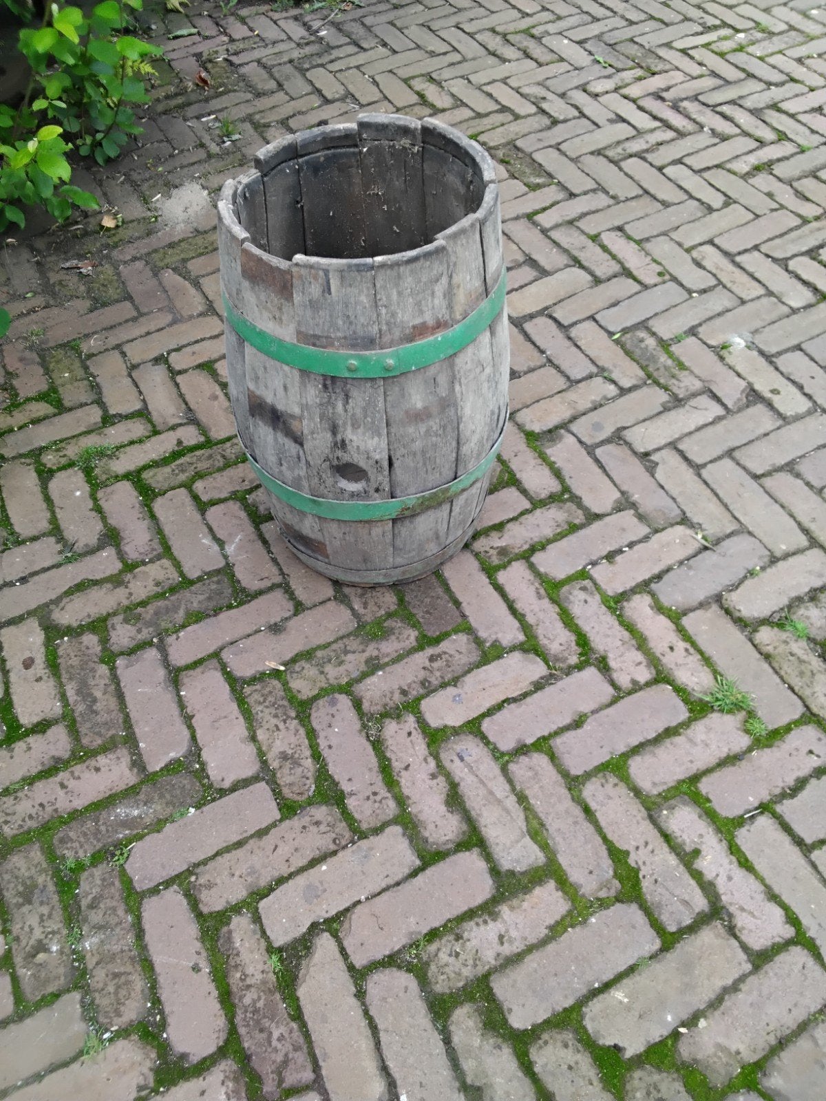 Houten ton, Ophalen of Verzenden, Rond, Hout
