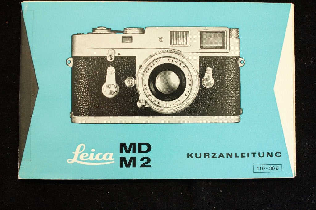 Handleiding Leica MD M2, Audio, Tv en Foto, Fotocamera's Analoog, Ophalen of Verzenden, Zo goed als nieuw, Compact, Leica