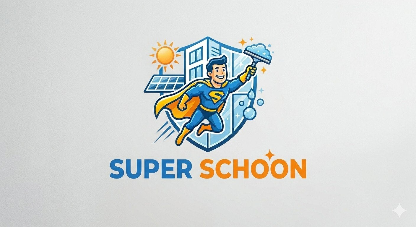Glazenwasser / schoonmaakbedrijf, Schoonmaken bedrijfsruimte