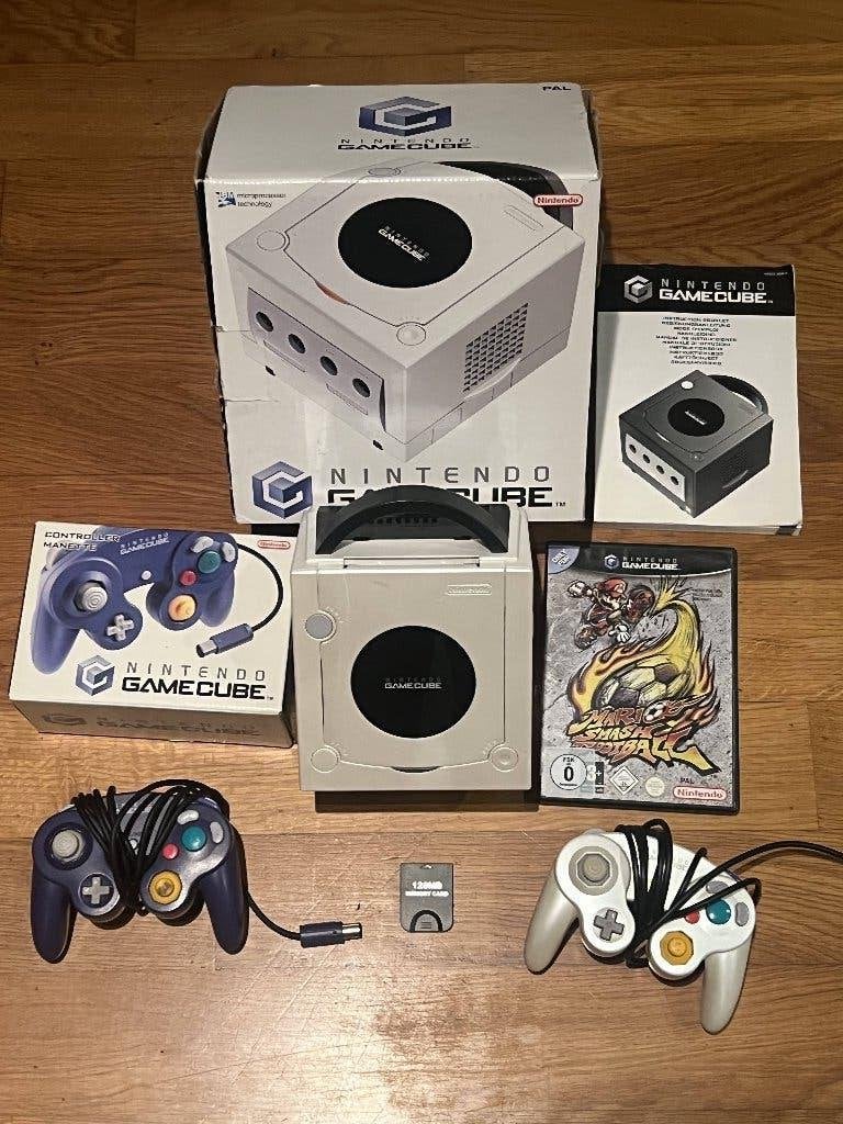 Gamecube Consule Pearl White SET!, Gebruikt, Verzenden, Met 2 controllers, Met geheugenkaart